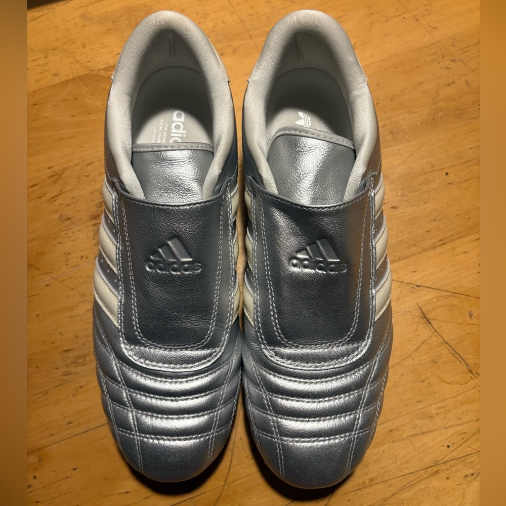 Adidas Silver Taekwondo Shoes